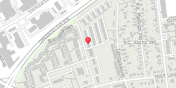 Trafikstøjkort på Thrigesvej 32, 6100 Haderslev