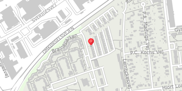 Trafikstøjkort på Thrigesvej 40, 6100 Haderslev