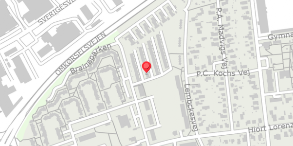 Trafikstøjkort på Thrigesvej 46, 6100 Haderslev