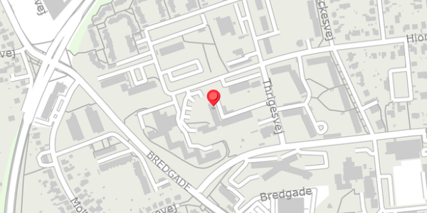 Trafikstøjkort på Thrigesvej 47, 6100 Haderslev
