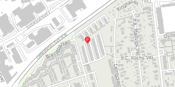 Trafikstøjkort på Thrigesvej 60, 6100 Haderslev