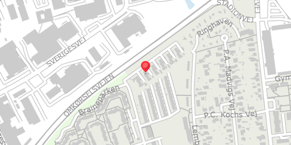 Trafikstøjkort på Thrigesvej 106, . , 6100 Haderslev