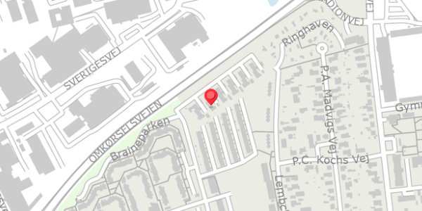 Trafikstøjkort på Thrigesvej 108, . , 6100 Haderslev