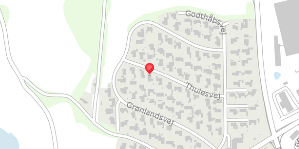 Trafikstøjkort på Thulesvej 29, . , 6100 Haderslev