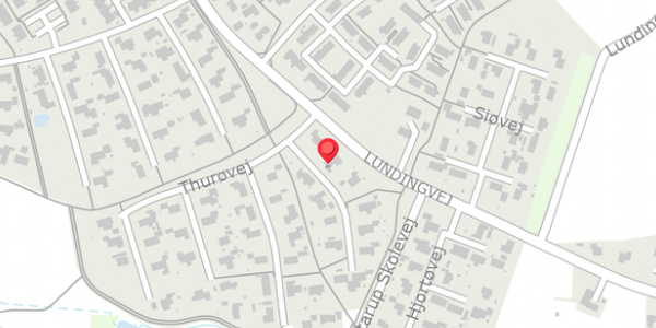 Trafikstøjkort på Thurøvej 3, . , 6100 Haderslev