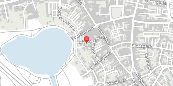 Trafikstøjkort på Toftvej 1, . , 6100 Haderslev