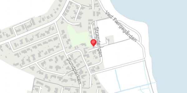 Trafikstøjkort på Strandengen 9, . , 6100 Haderslev