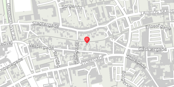 Trafikstøjkort på Vestergade 24D, . , 6100 Haderslev