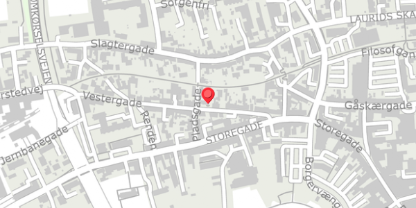 Trafikstøjkort på Vestergade 30, . , 6100 Haderslev