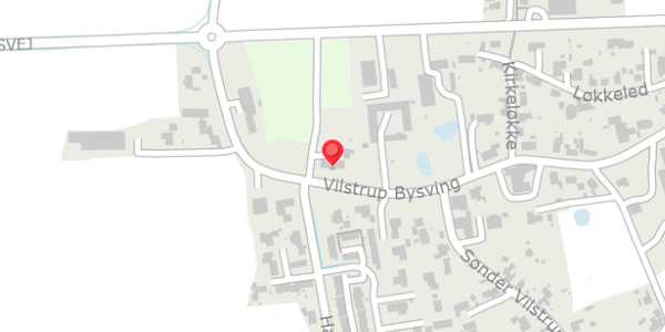 Trafikstøjkort på Vilstrup Bysving 9, 6100 Haderslev