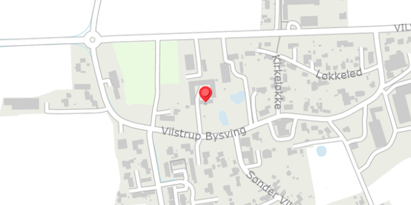 Trafikstøjkort på Vilstrup Bysving 11, 6100 Haderslev