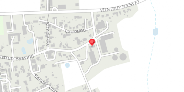 Trafikstøjkort på Vilstrup Bysving 34A, 6100 Haderslev