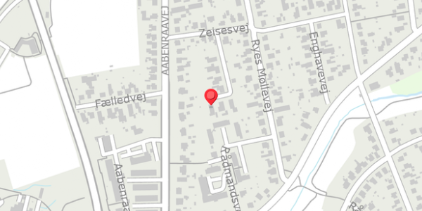 Trafikstøjkort på Zeises Have 11, . , 6100 Haderslev