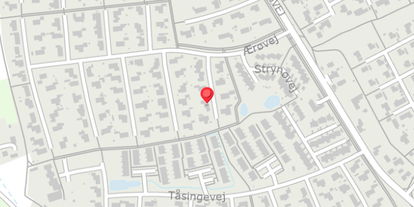 Trafikstøjkort på Ærøvej 21, 6100 Haderslev
