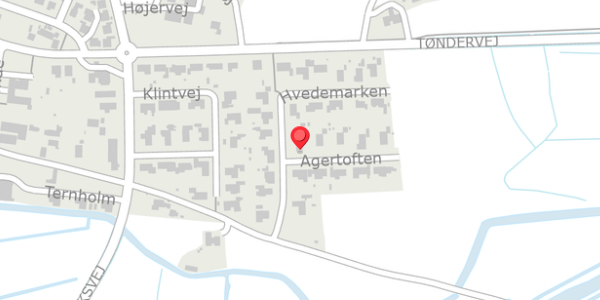 Trafikstøjkort på Agertoften 1, 6280 Højer