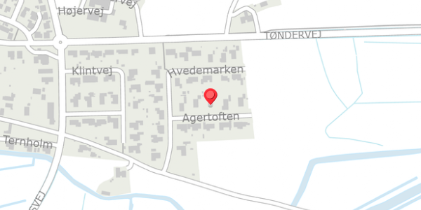 Trafikstøjkort på Agertoften 5, 6280 Højer