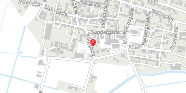Trafikstøjkort på Kogsgade 3, 6280 Højer