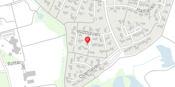 Trafikstøjkort på Midthaven 21, 6430 Nordborg