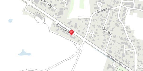 Trafikstøjkort på Parallelvej 2, 6430 Nordborg
