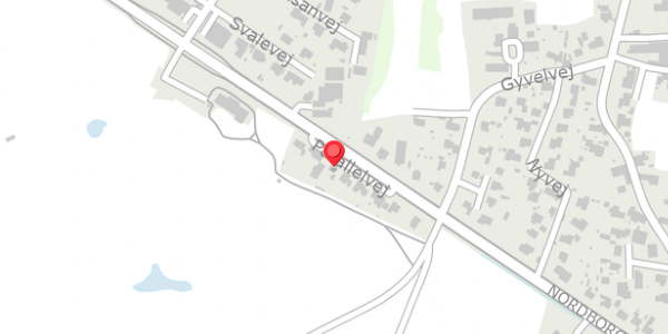 Trafikstøjkort på Parallelvej 5, . , 6430 Nordborg
