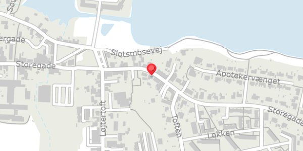Trafikstøjkort på Storegade 58, . , 6430 Nordborg