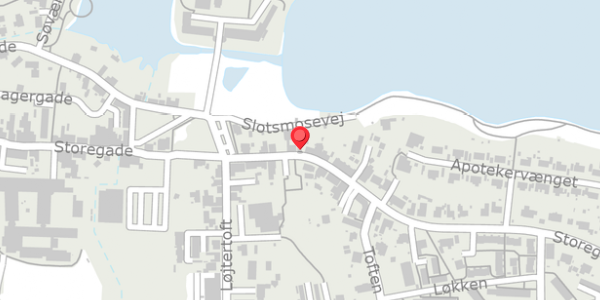 Trafikstøjkort på Storegade 59, . , 6430 Nordborg