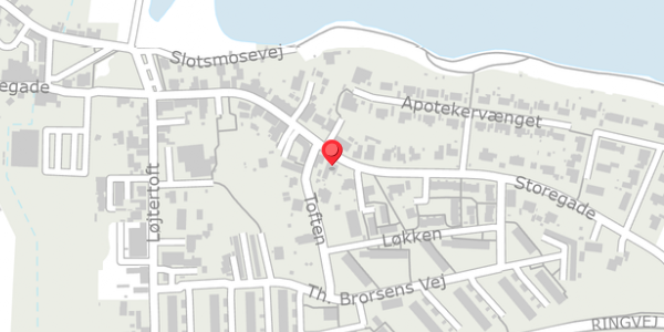 Trafikstøjkort på Storegade 70, . , 6430 Nordborg