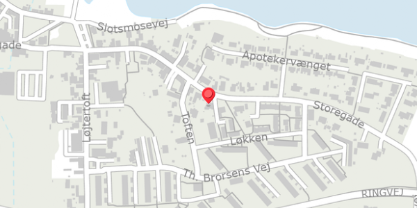 Trafikstøjkort på Storegade 72, . , 6430 Nordborg