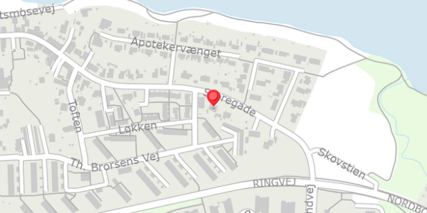 Trafikstøjkort på Storegade 84, . , 6430 Nordborg
