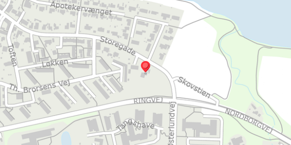 Trafikstøjkort på Storegade 90, . , 6430 Nordborg
