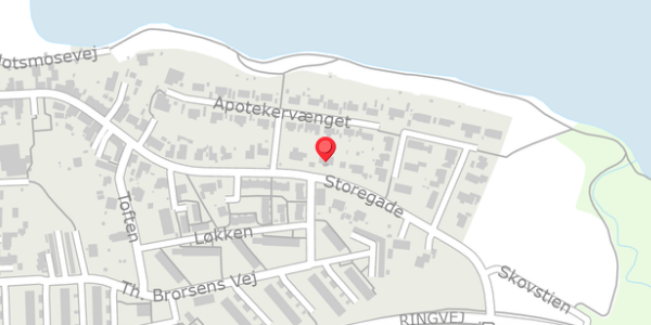 Trafikstøjkort på Storegade 97, . , 6430 Nordborg