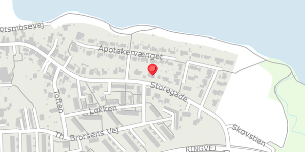 Trafikstøjkort på Storegade 99, . , 6430 Nordborg