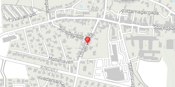 Trafikstøjkort på Ulbjerggade 21, 6430 Nordborg