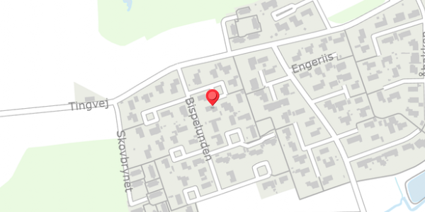 Trafikstøjkort på Bispelunden 13, . , 6534 Agerskov