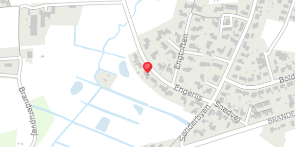 Trafikstøjkort på Engeriis 9, 6534 Agerskov