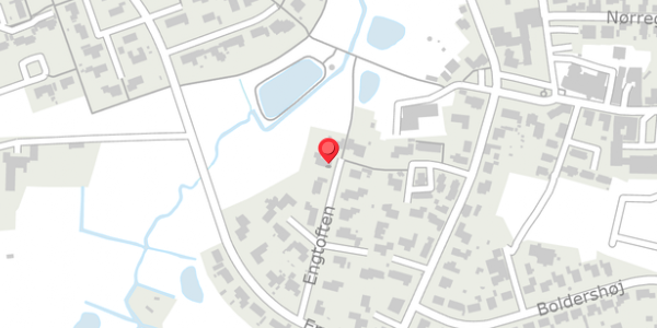 Trafikstøjkort på Engtoften 15, 6534 Agerskov