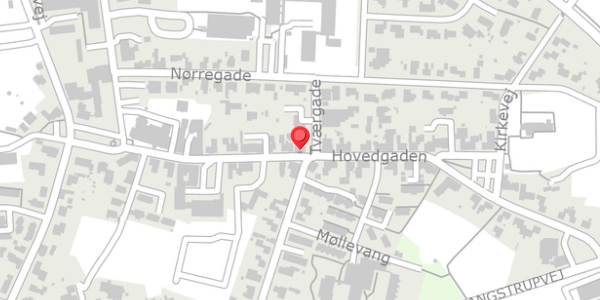 Trafikstøjkort på Hovedgaden 21, 6534 Agerskov