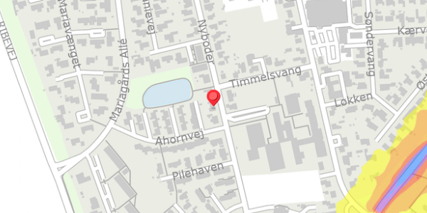 Trafikstøjkort på Nyboder 36, 6520 Toftlund