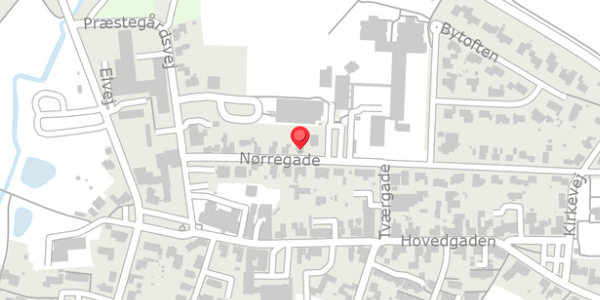 Trafikstøjkort på Nørregade 13, 6534 Agerskov