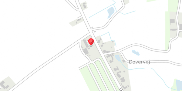 Trafikstøjkort på Dovervej 21, 6660 Lintrup