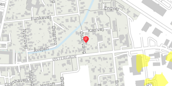 Trafikstøjkort på Østervang 2, . , 6230 Rødekro