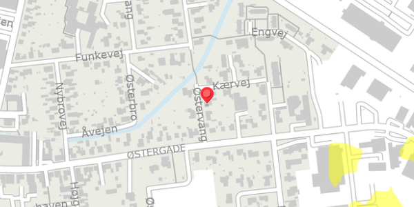Trafikstøjkort på Østervang 4, . , 6230 Rødekro