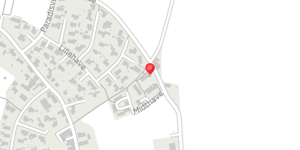 Trafikstøjkort på Midthave 8, 6470 Sydals