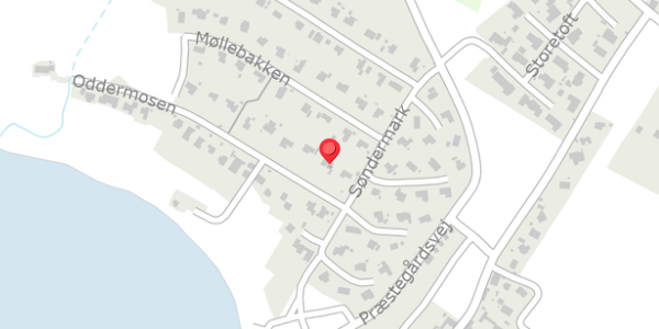 Trafikstøjkort på Oddermosen 4, . , 6470 Sydals