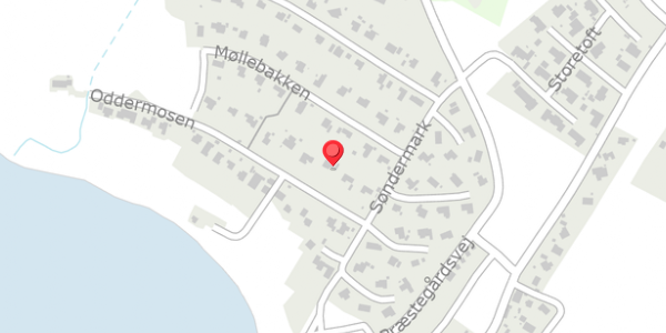 Trafikstøjkort på Oddermosen 6, . , 6470 Sydals