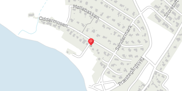Trafikstøjkort på Oddermosen 9, 6470 Sydals