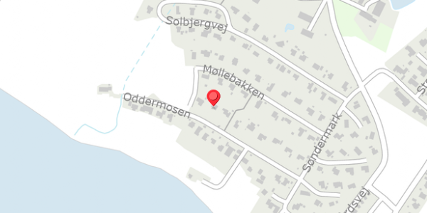 Trafikstøjkort på Oddermosen 16, . , 6470 Sydals
