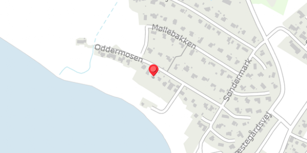 Trafikstøjkort på Oddermosen 19, . , 6470 Sydals