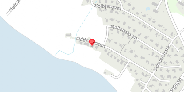 Trafikstøjkort på Oddermosen 27, . , 6470 Sydals