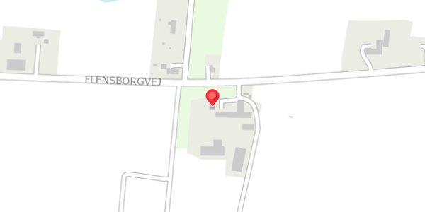 Trafikstøjkort på Flensborgvej 22, 6360 Tinglev